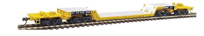 Walthers 932-5620 HO Gold Line TTX 81' 4-Truck Depressed Center Flat Car #130553