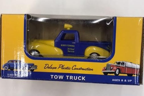 Dimestore 30114 1:43 Tow Truck Plastic Toys of the 40's and 50's