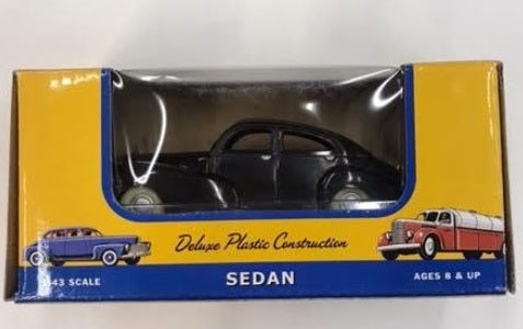 Dimestore 30084 1:43 Black Sedan Plastic Toys of the 40's and 50's