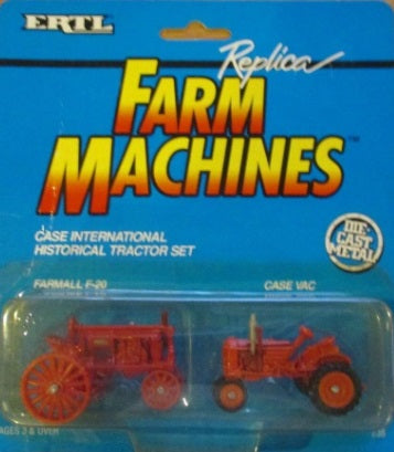 Ertl 238 Case International Historical Tractor Set Farmall F-20