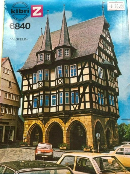 Kibri 6840 Z Scale Town Square Building Kit