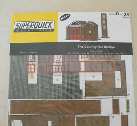 Superquick 36 1:72 The County Fire Station Kit