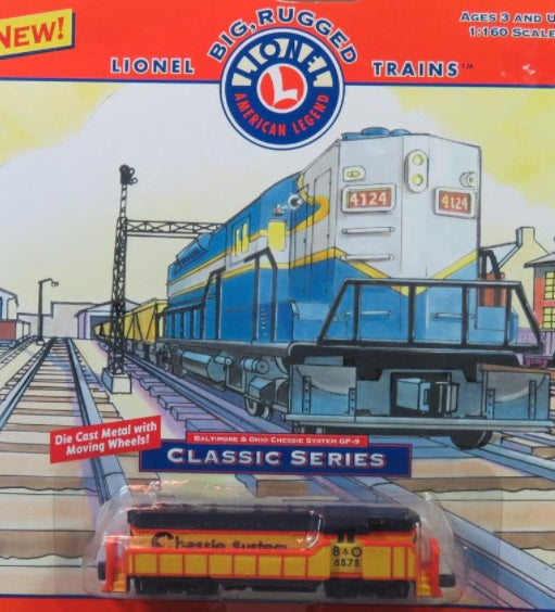 Lionel 95002 1:160 Scale Classic Series Big Rugged B&O Engine Diecast