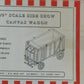 Circus Crafts 105 G Scale Side Show Canvas Wagon Kit