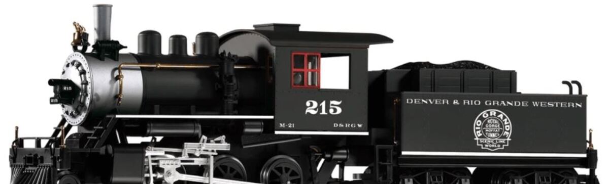 Piko 38209 G D&RGW Mini Mogul Steam Locomotive #215