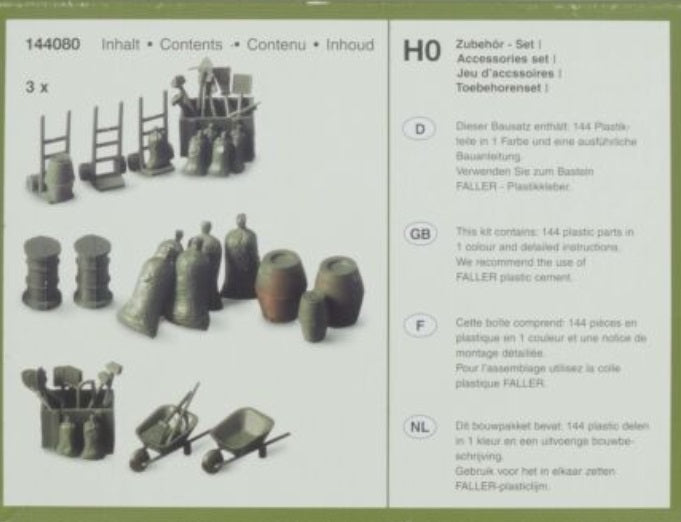 Faller 144080 HO Military Accessories Set