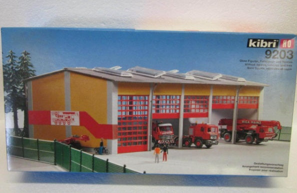 Kibri 9203 HO Fire Engine House Kit