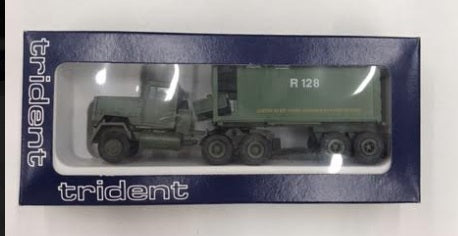 Trident Miniatures 90081 1:87 US/Nato M915A w/20 Chassis Reefer Container