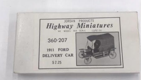 Highway Miniatures 360-207 HO 1911 Ford Delivery Car Kit
