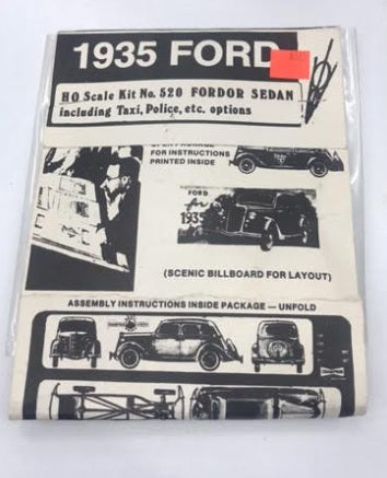 Mountain State Model Works 520 HO 1935 Ford Fordor Sedan Kit