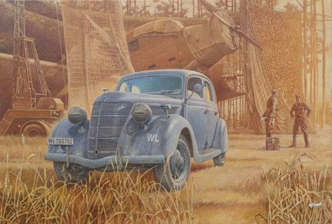 Roden Models 817 1:35 Ford V8 G81A Special 1938 Car Kit