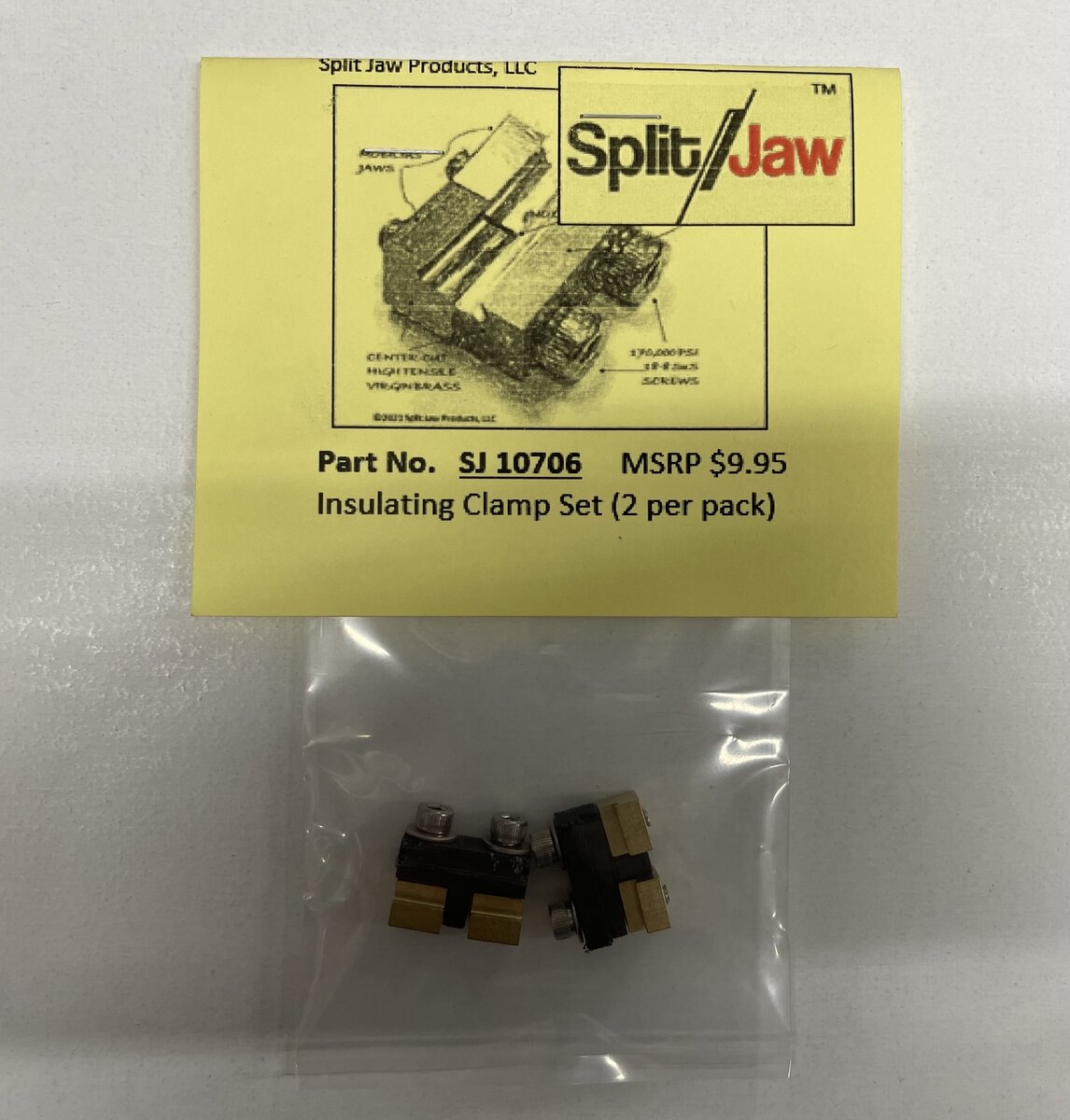 Split Jaw 10706 Insulating Clamp Set (Pack of 2)