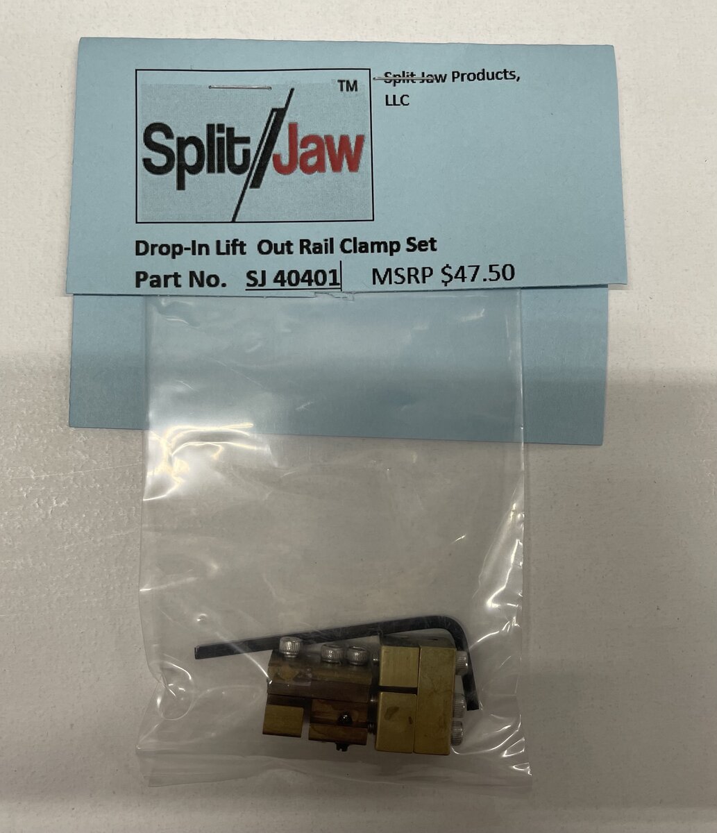 Split Jaw 40401 Drop-In Lift Out Rail Clamp Set (1 Pair)