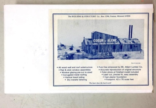 The Building & Structure 2029L HO Coeur D'Alene Mine Building Kit