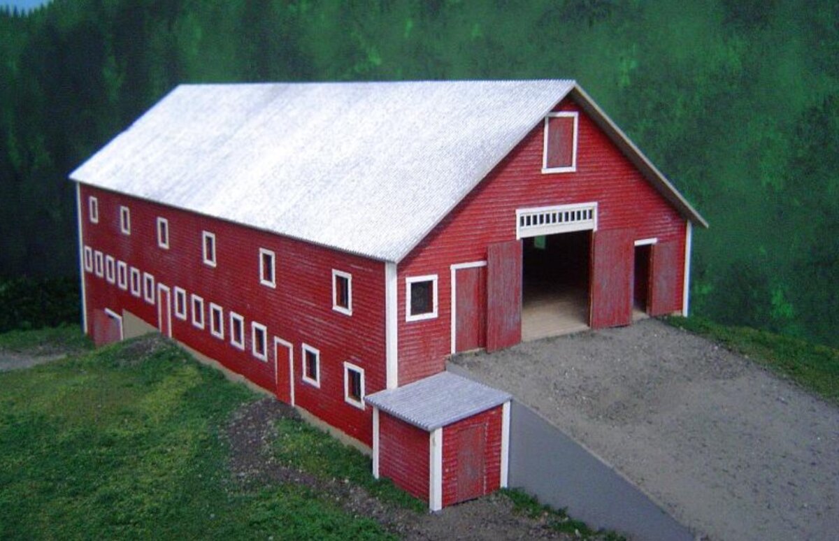 Creative Laser Design CLD-HO-011 HO Long Barn Building Kit
