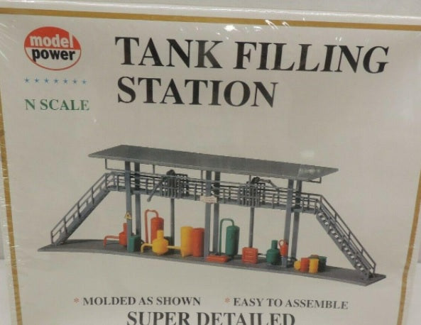 Model Power 1570 N Scale Tank Fueling Station Kit