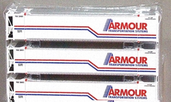 Scale Trains SXT10316 N CIMC Armour 53' Refridgerated Container (Pack of 3)