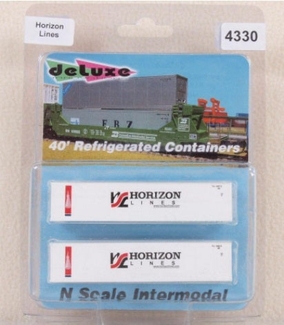 Deluxe Innovations 4330 N Scale 40' Refridgerated Container Horizon Lines