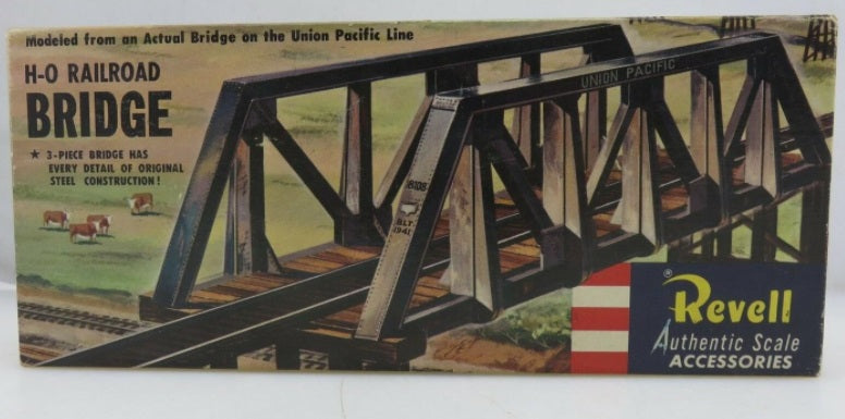 Revell T-6020 HO Railroad Bridge Building Kit