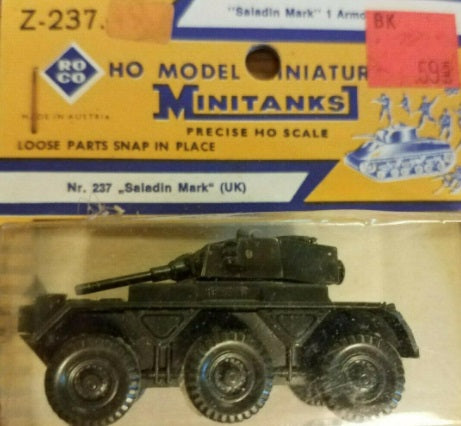 Roco Z 237 1:87 Minitanks "Saladin Mark" 1 Amored Car UK