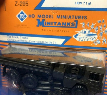 Roco Z-295 1:87 Minitanks LKW 7 T gl Military Vehicle