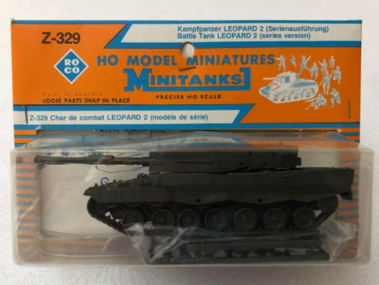 Roco Z-329 HO Kampfpanzer Leopard 2 KPz Minitanks