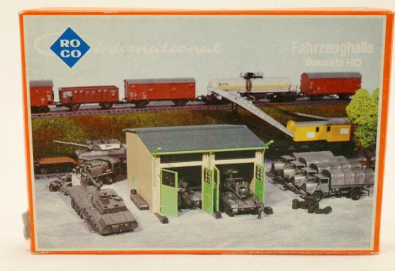 Roco 0292 HO Military Vehicle Garage Kit