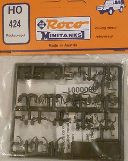Roco 424 HO Minitanks Rearview Mirrors