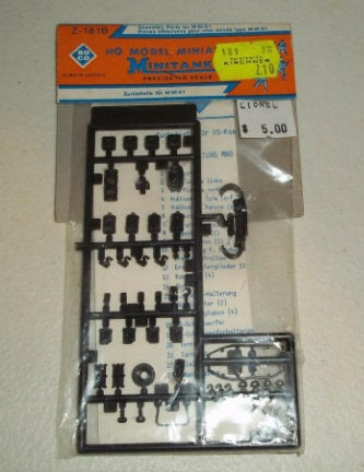 Roco Z-181B HO Minitanks Assembly Parts for M 60 A1