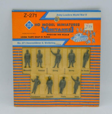 Roco Z-271 HO Minitanks WWII Army Leaders