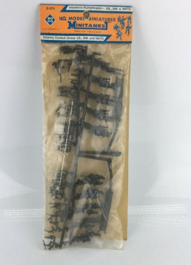 Roco Z-272 HO Minitanks Infantry Combat Group US BW and Nato Military Figure Set