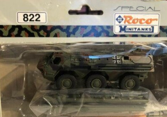 Roco 822 1:87 Minitanks TPZ1 Fuchs 6-Wheeled Transport Vehicle