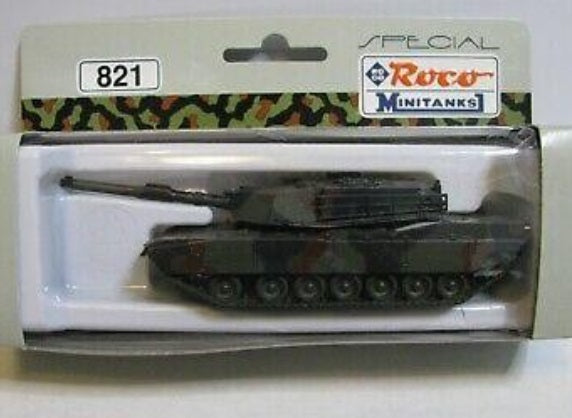Roco 821 1:87 Minitanks M1A1 Abrams Tank Factory Camo