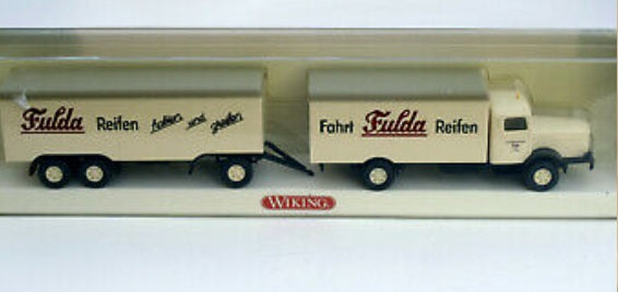Wiking 8860740 HO Büssing 8000 Box Truck "Fulda Tires