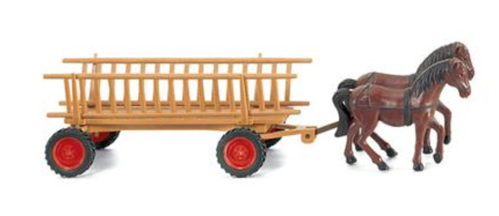 Wiking 8930229 HO Cart Horse and Carriage