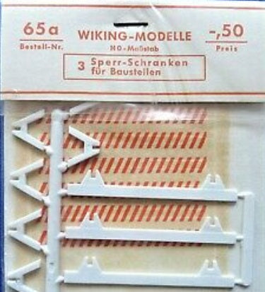 Wiking 65A HO Barriers for Construction Sites