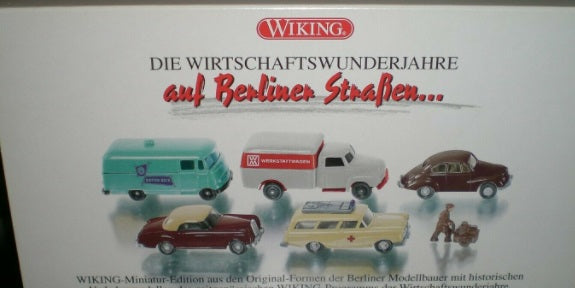 Wiking 9905052 HO Economic Soom on Berlin Streets Set