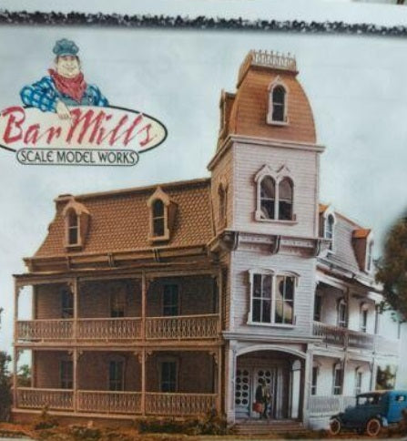 Bar Mills HO Cundy Village Hotel Building Kit