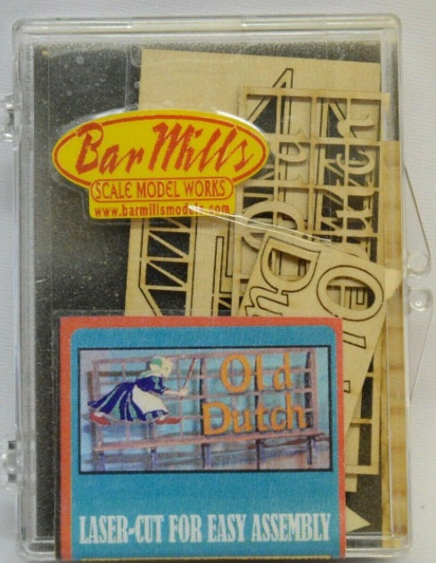 Bar Mills 90501 N Scale Old Dutch Cleanser Billboard Kit
