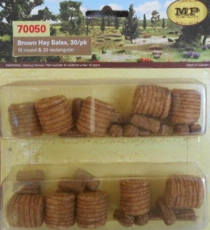 MP Scenery Products 70050 HO Brown Hay Bales