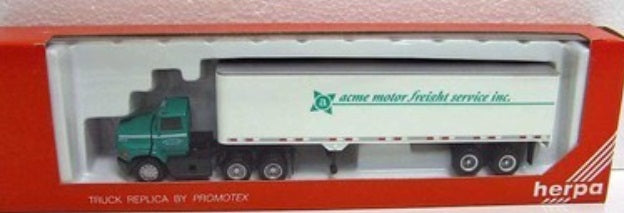 Herpa 5171 HO By Promotex  Acme Motor Freight Service Inc. Freight Trailer Truck