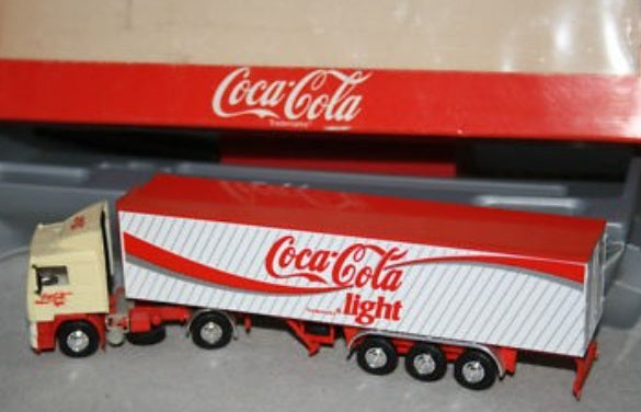 Herpa 400106 HO Cola-Cola Light Tractor Trailer