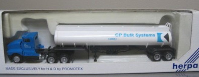 Herpa 5192 HO CP Bulk Systems Tractor Trailer