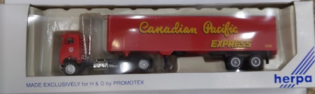 Herpa 5172 HO Canadian Pacific Express Tractor Trailer