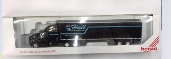 Herpa 5168 HO J&R Hall Transport Tractor Trailer