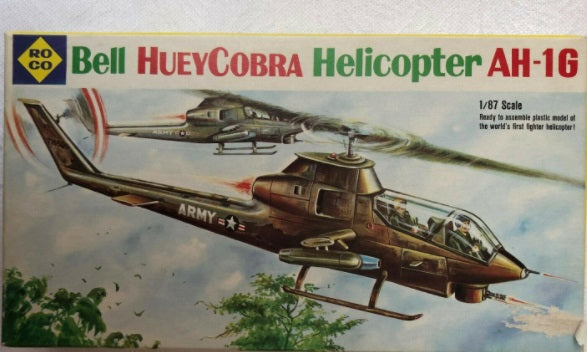 Roco Z247 HO Bell HueyCobra Helicopter AH-1G Model Kit