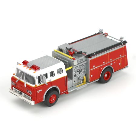 Athearn 10261 Red/White County Fire Department Fire Truck Engine No.#3