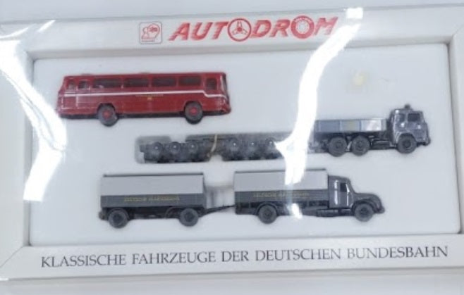 Wiking 9900658 HO Autodrom Classic Vehicles of the Deutsche Bundesbahn Set