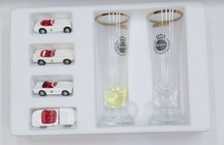 Wiking 9901160 HO Warsteiner Convertible Set Including 2 mini tulips Glasses