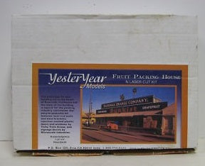 Yesteryear N Scale Fruit Packing House Model Kit